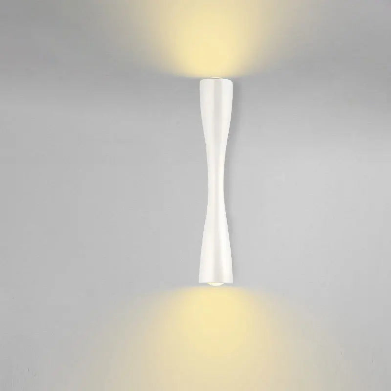 Lámpara de Pared Moderna Dorada | Lámpara Nórdica Impermeable de Luz Arriba y Abajo