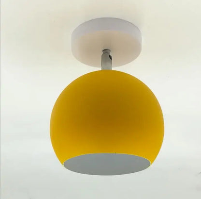 Lámpara de Techo Macaron Nórdica | Lámpara Redonda Moderna de Aluminio