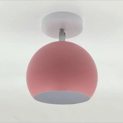 Lámpara de Techo Macaron Nórdica | Lámpara Redonda Moderna de Aluminio