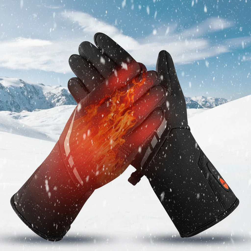 Guantes Calefactables Impermeables Pantalla Táctil Invierno