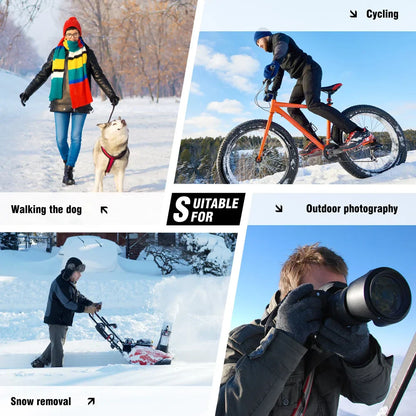 Guantes Calefactables Impermeables Pantalla Táctil Invierno