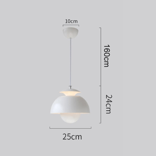 Lámpara colgante LED de estilo moderno escandinavo | Diseño nórdico atemporal