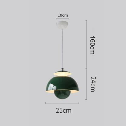 Lámpara colgante LED de estilo moderno escandinavo | Diseño nórdico atemporal
