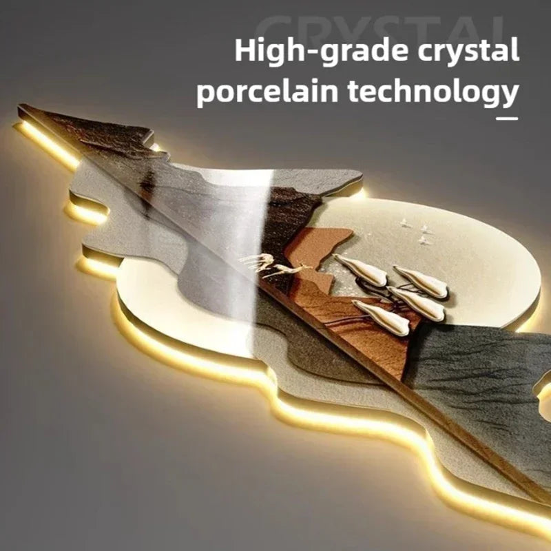LumoClock | Reloj de Pared Grande y Moderno | Cuarzo Silencioso y Luz LED