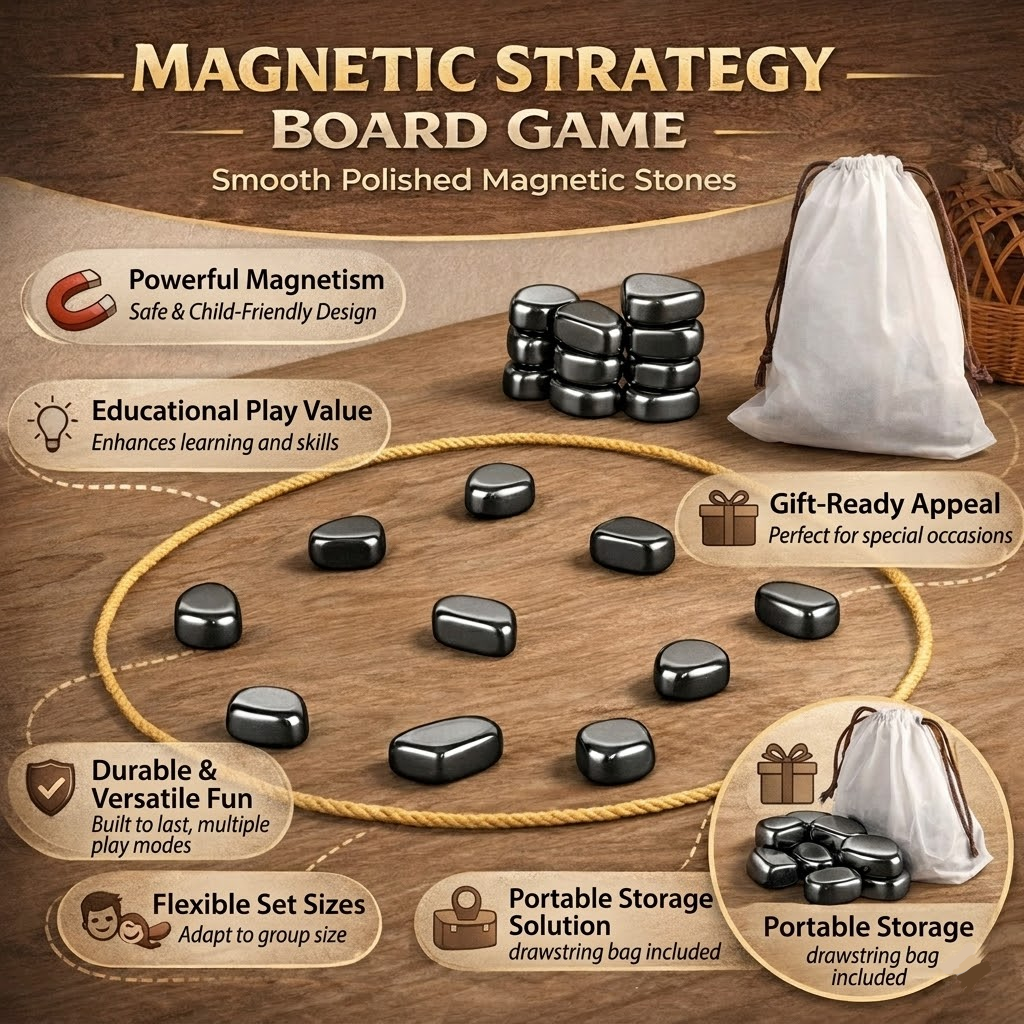 Juego de mesa magnético de estrategia Diversión familiar Enfoque
