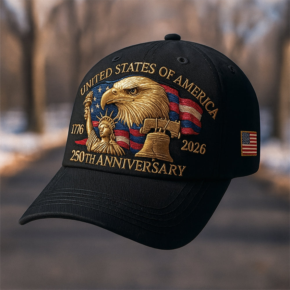 Gorra de béisbol para veteranos de hombre con bordado de águila