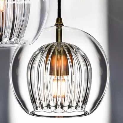 Lámpara colgante de vidrio moderna | Iluminación ambiental elegante