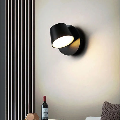Lámpara de Pared LED Giratoria | Iluminación Moderna Ajustable
