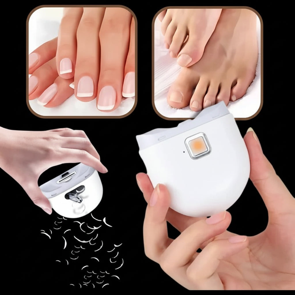 Cortaúñas Eléctrico Recargable  Luz LED