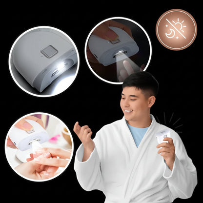 Cortaúñas Eléctrico Recargable  Luz LED