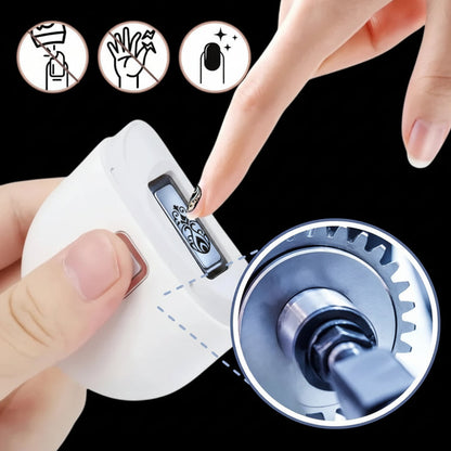 Cortaúñas Eléctrico Recargable  Luz LED