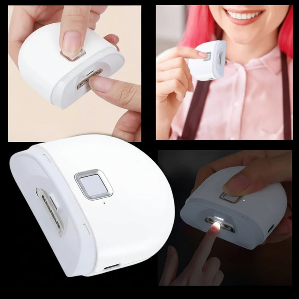 Cortaúñas Eléctrico Recargable  Luz LED
