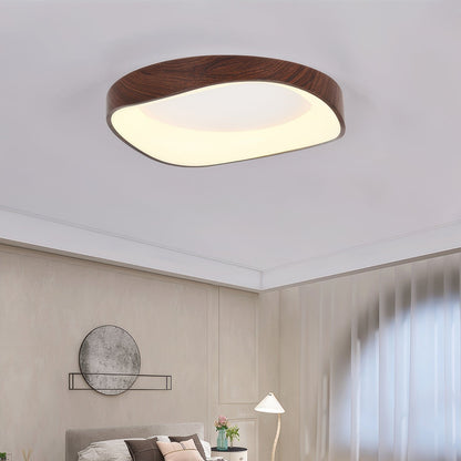 Lámpara de techo con veta de madera artística nórdica
