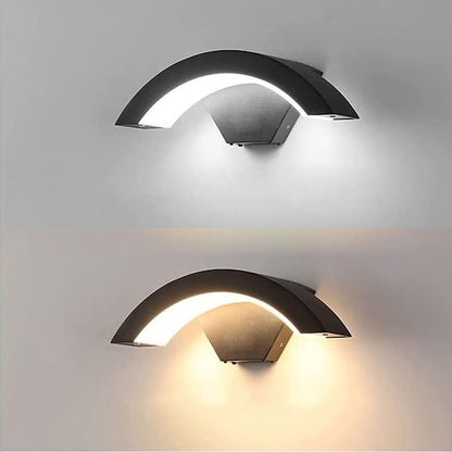 Lámpara de Pared Exterior Moderna | Luminaria LED Impermeable IP65