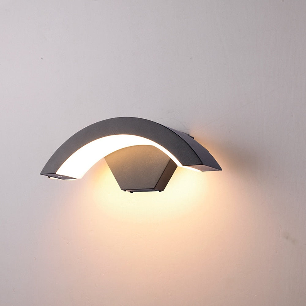 Lámpara de Pared Exterior Moderna | Luminaria LED Impermeable IP65