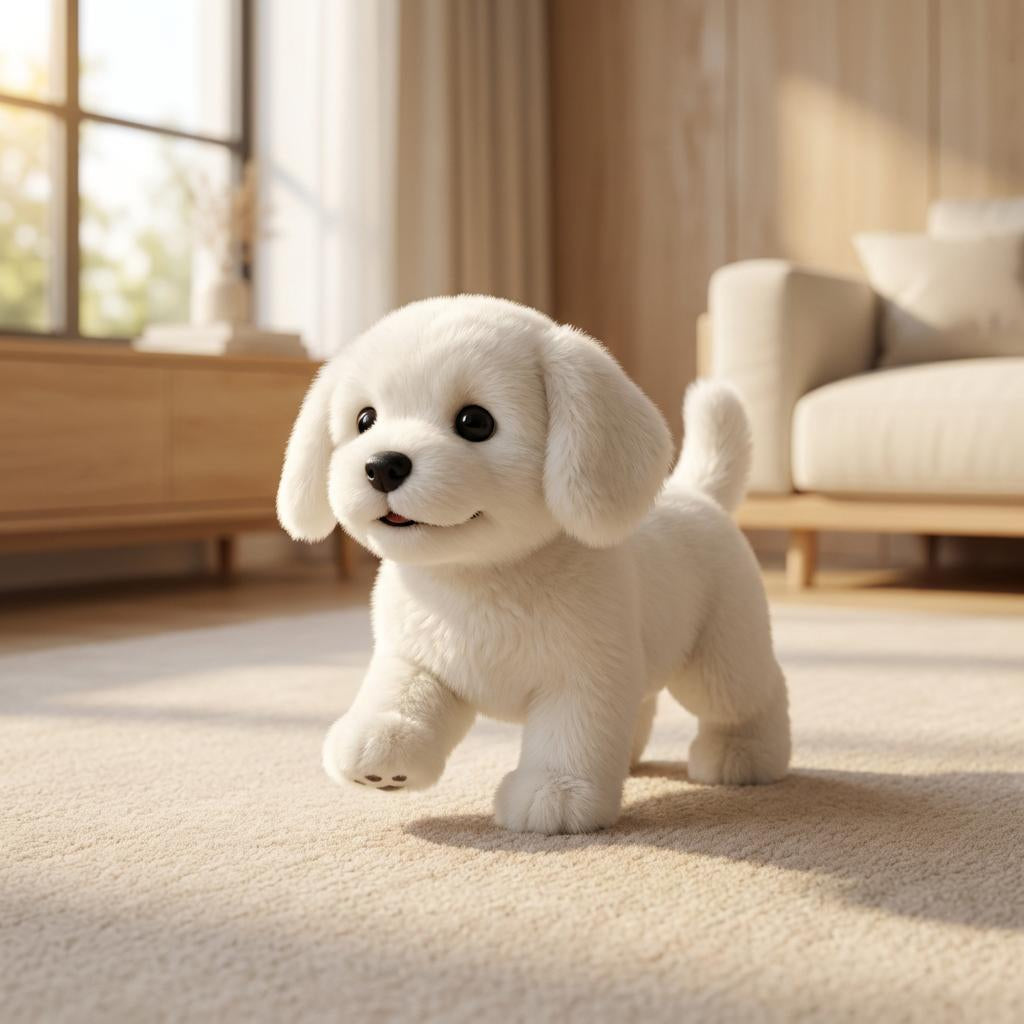 Juguete Interactivo Perro Peluche Realista Infantil