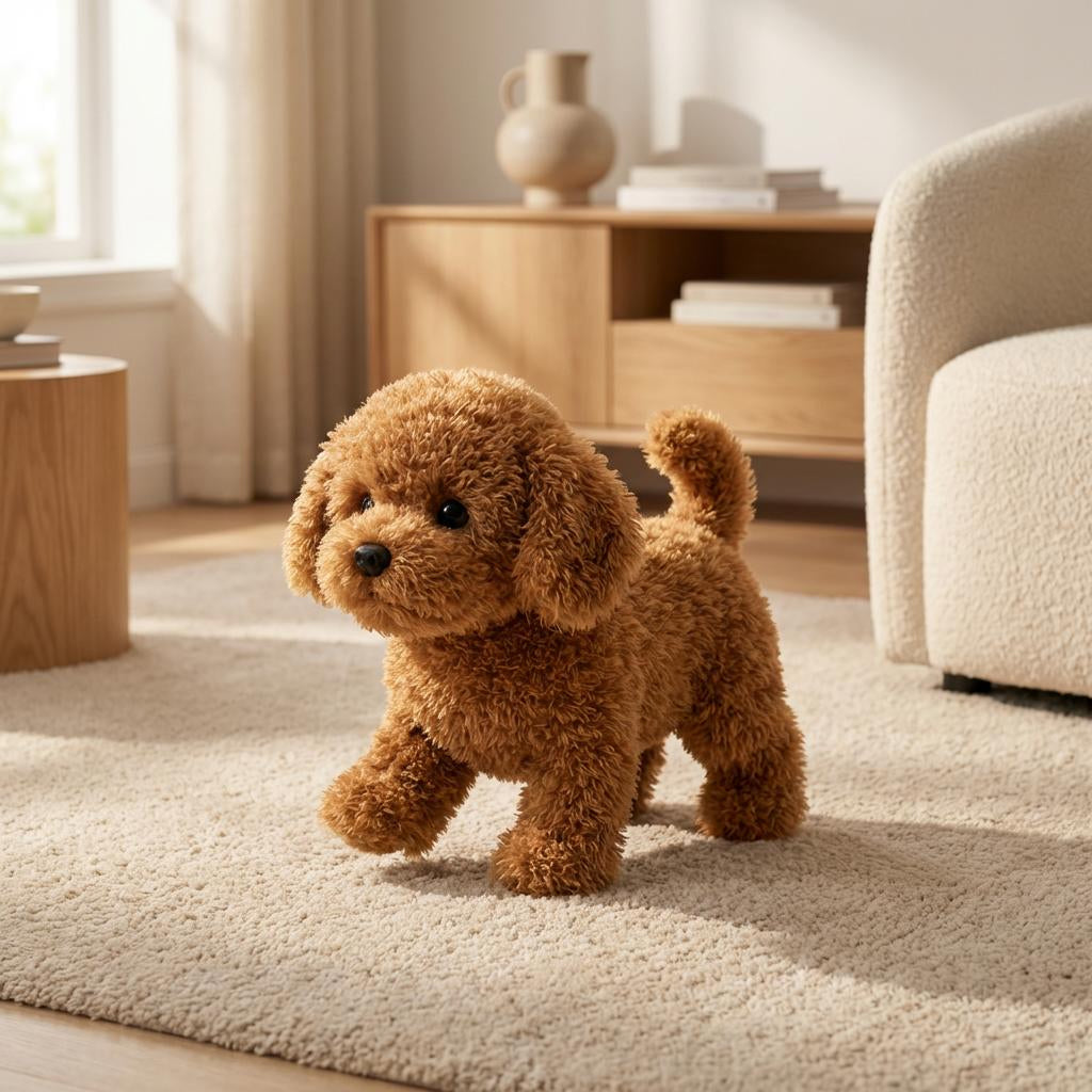 Juguete Interactivo Perro Peluche Realista Infantil