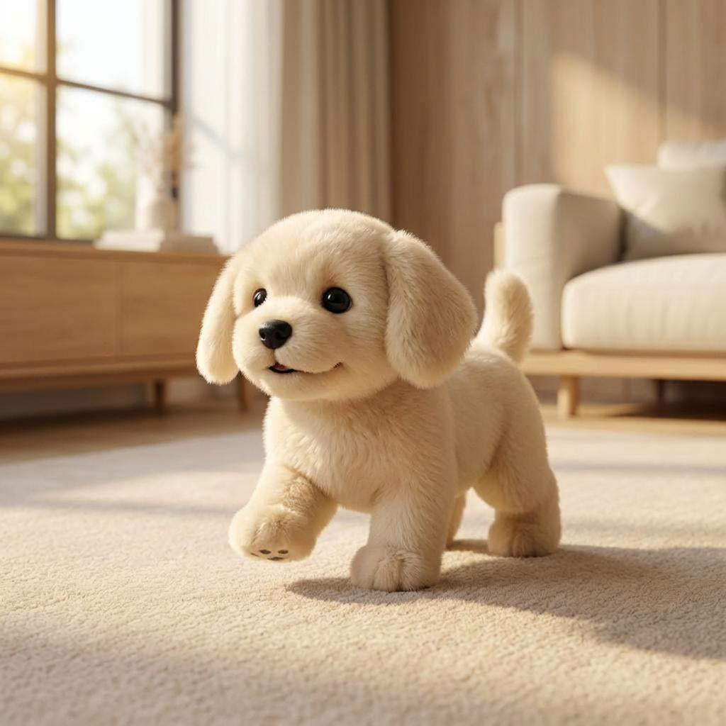 Juguete Interactivo Perro Peluche Realista Infantil