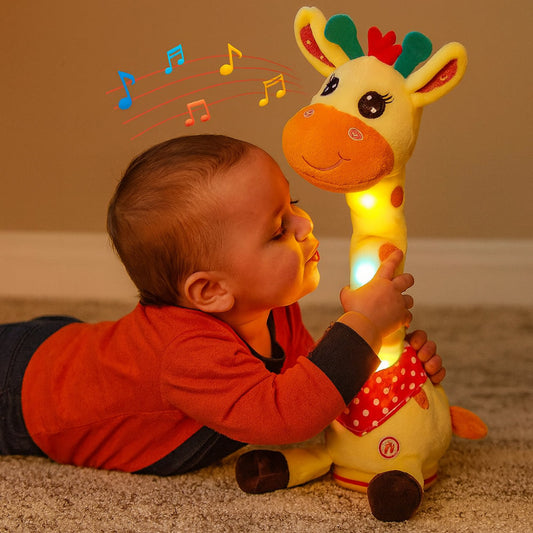Juguete de Peluche Jirafa Interactiva Cantante Compañero Musical para Niños