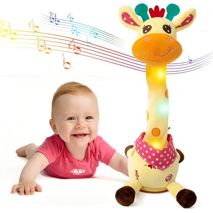 Juguete de Peluche Jirafa Interactiva Cantante Compañero Musical para Niños