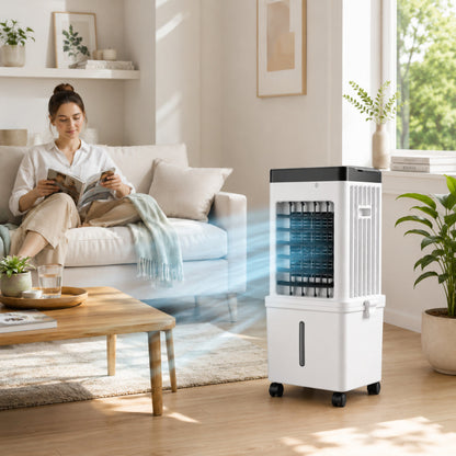 Aire Acondicionado Portátil BTU Enfriamiento Evaporativo Compacto