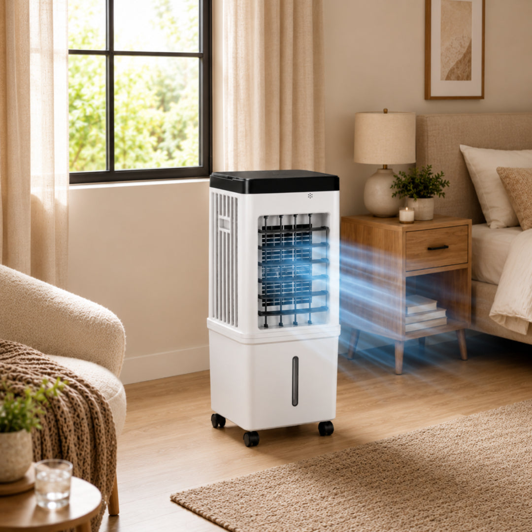 Aire Acondicionado Portátil BTU Enfriamiento Evaporativo Compacto