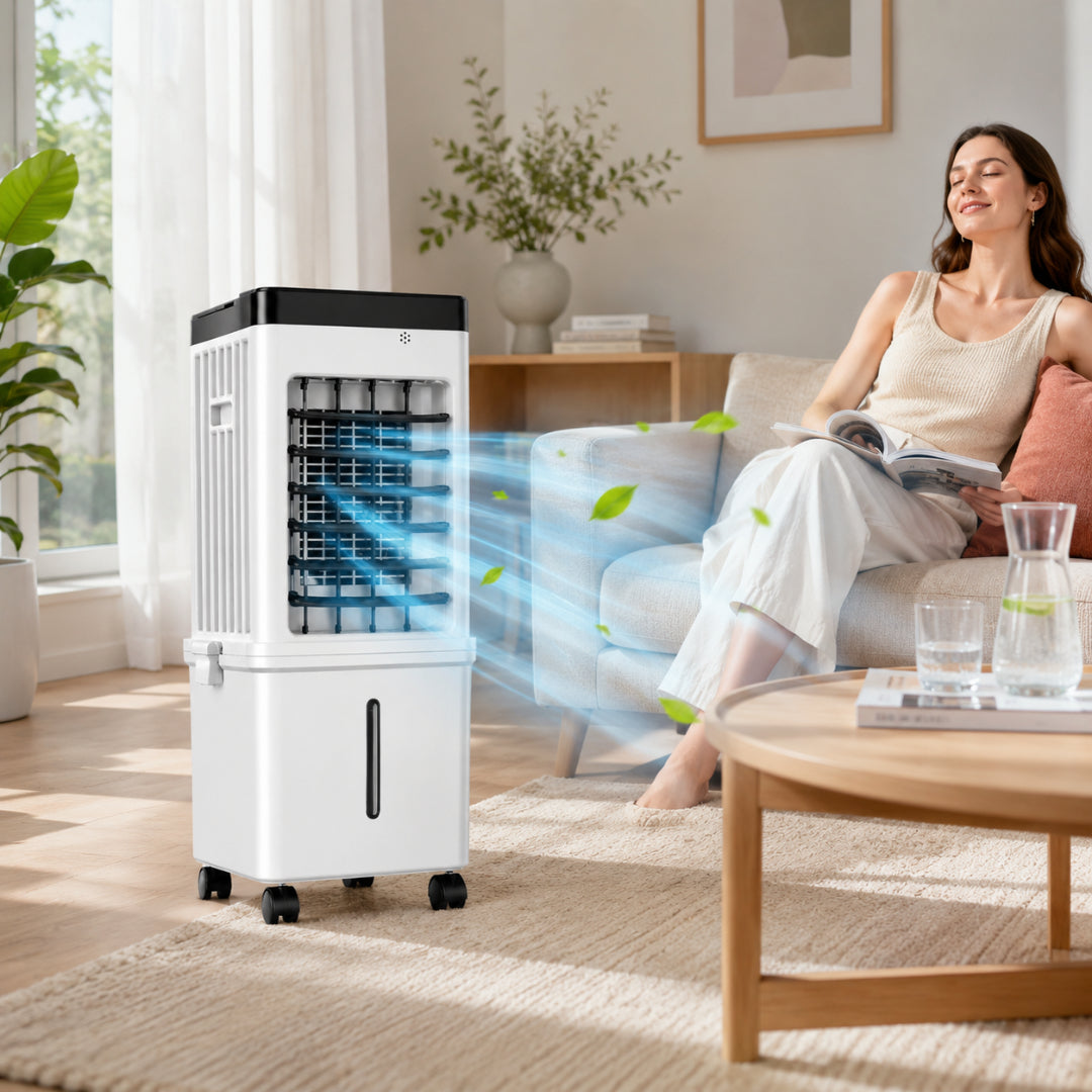 Aire acondicionado portátil 12000 BTU con enfriamiento evaporativo