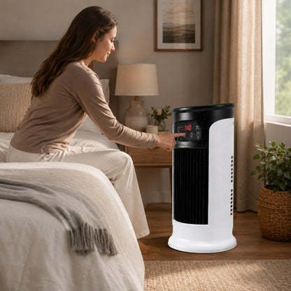 Enfriador evaporativo de torre portátil para aire acondicionado de habitación