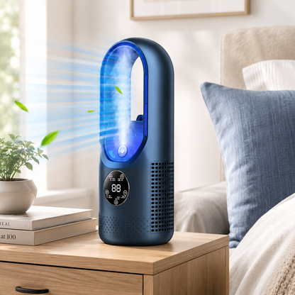 Aire Acondicionado Portátil Ventilador de Escritorio Sin Aspas