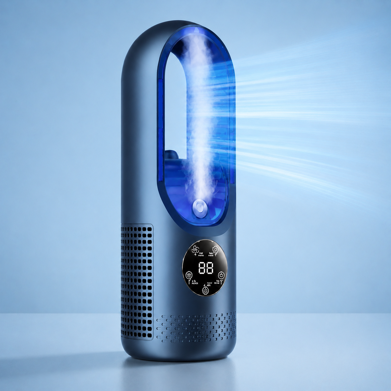 Aire acondicionado portátil mini ventilador de escritorio sin aspas