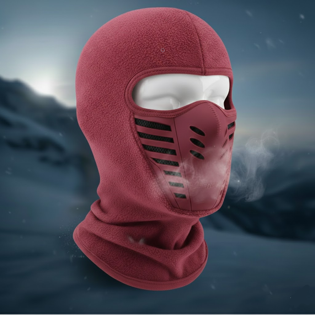Mascarilla facial térmica de invierno a prueba de viento con cobertura total para deportes al aire libre