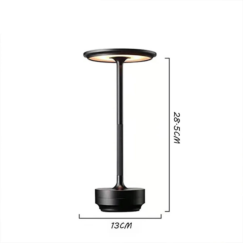 Lámpara de Escritorio Recargable con Toque | Luz de Mesa LED Regulable