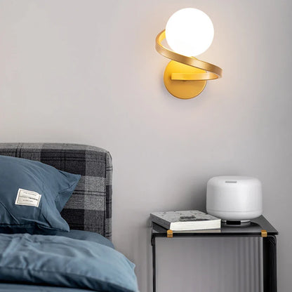 Lámpara de Pared Astra | Diseño Moderno de Globo LED Dual