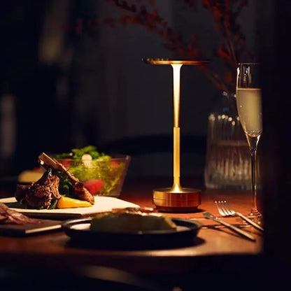 Lámpara de Escritorio Recargable con Toque | Luz de Mesa LED Regulable