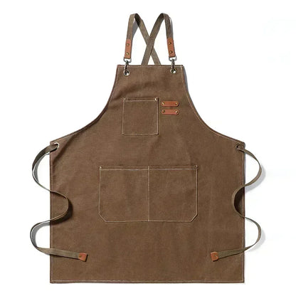 ProWear | Delantal de Cocina de Lona | Unisex para Chef y Ropa de Trabajo