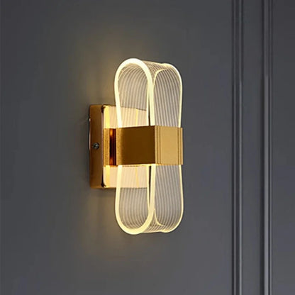 Lámpara de Pared LED de Lujo Nórdico | Luz Decorativa Moderna de Aluminio