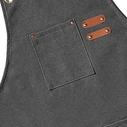 ProWear | Delantal de Cocina de Lona | Unisex para Chef y Ropa de Trabajo