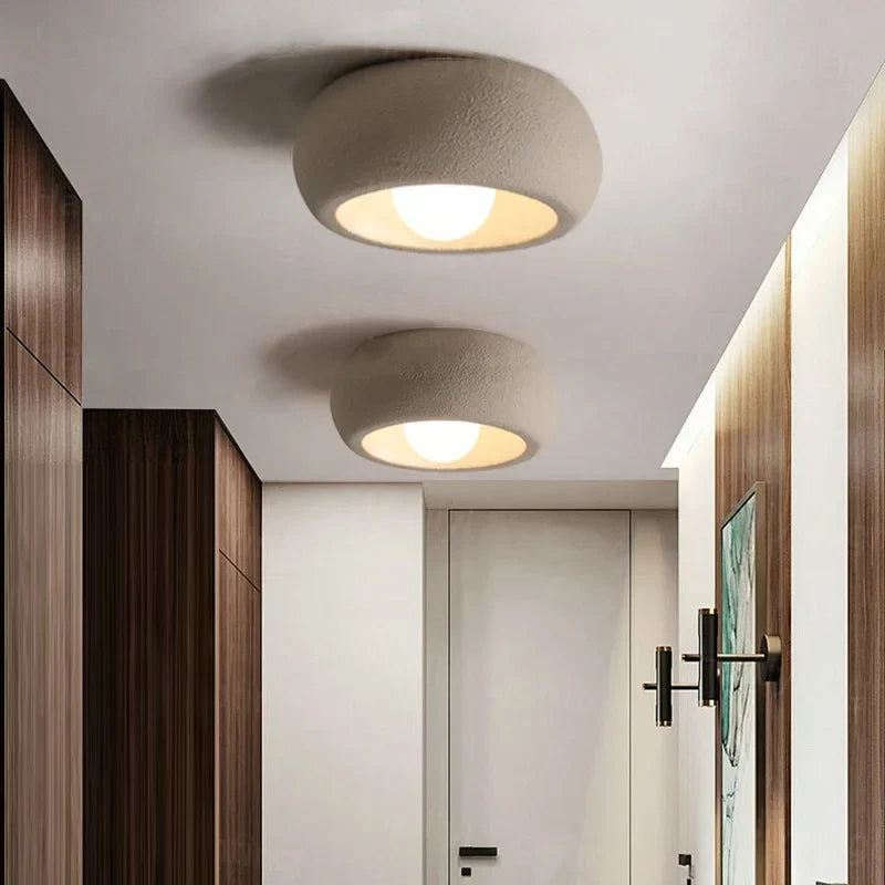 Lámpara de Techo Circular Minimalista | Luz Moderna Empotrada