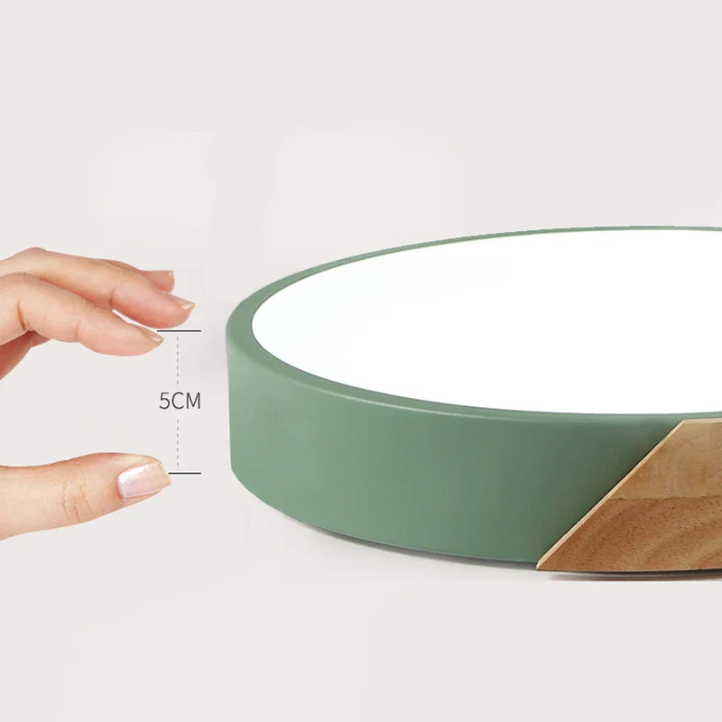 Lámpara de Techo LED | Diseño Moderno Nórdico de Madera