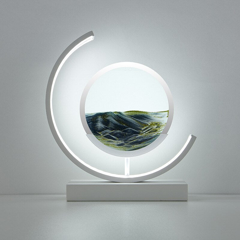 Sandlight | Lámpara de mesa LED de arena movediza