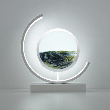 Sandlight | Lámpara de mesa LED de arena movediza