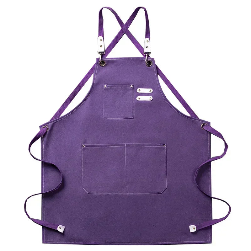 ProWear | Delantal de Cocina de Lona | Unisex para Chef y Ropa de Trabajo