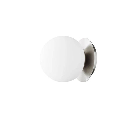 Lámpara de Pared de Cristal Nordic Globe | Luz Minimalista Moderna para Baño y Dormitorio