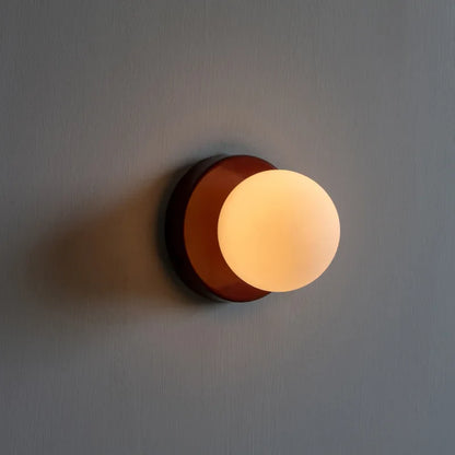 Lámpara de Pared LED Macaron | Aplique Moderno de Vidrio de Colores