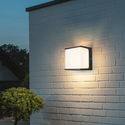Luz de Pared Exterior AeroCube | LED Moderno e Impermeable