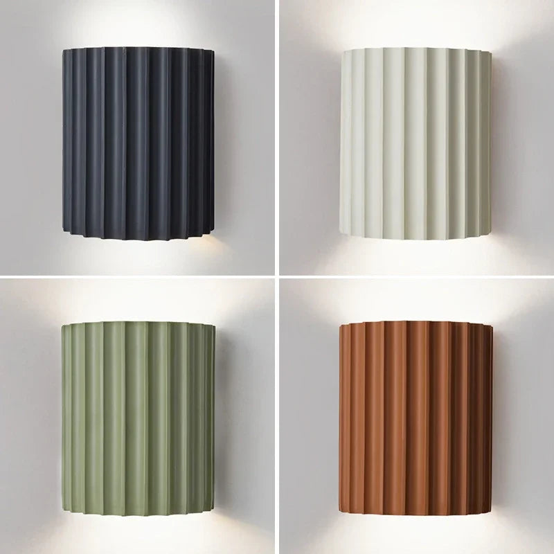 Lámpara de Pared de Resina Moderna Nórdica | Lámpara de Pared de Interior con Estilo