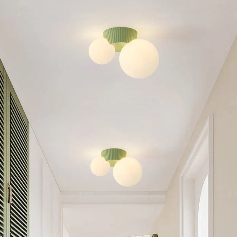 Luz de Techo Luméa | Diseño Moderno Francés de Doble Globo