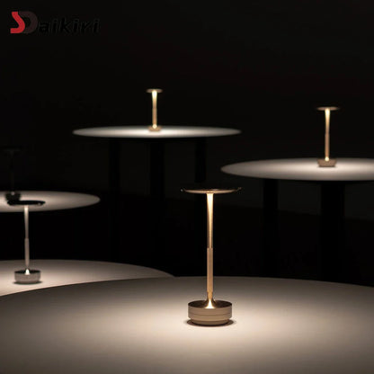 Lámpara de Escritorio Recargable con Toque | Luz de Mesa LED Regulable