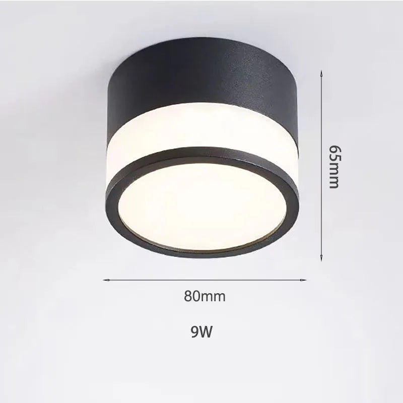 Luz empotrada LED de superficie Nordic | Luz de techo 9W / 15W