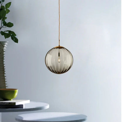 Lámpara Colgante de Bola de Cristal Moderna | Elegancia Nórdica para Cada Espacio